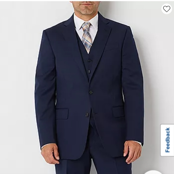 NWT Stafford navy jacket
